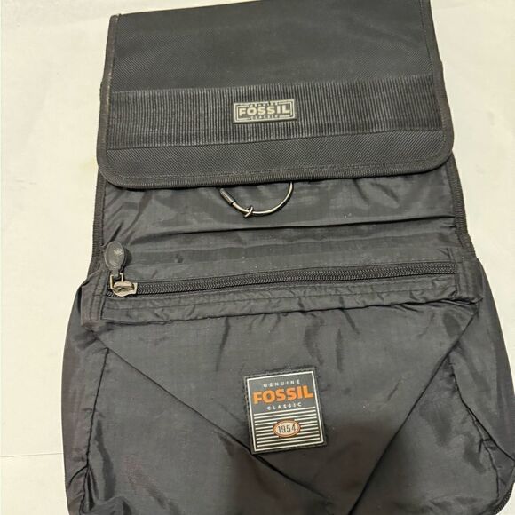 Fossil Toiletry  Accessory Bag Travel Black unisex - Picture 5 of 8